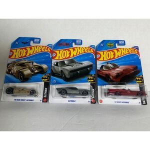 Hot Wheels Batman Batmobile Lot 3 The Dark Knight TV Series 2022 Mattel 1:64